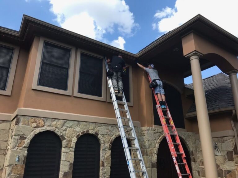 outdoor lighting installation flower mound tx